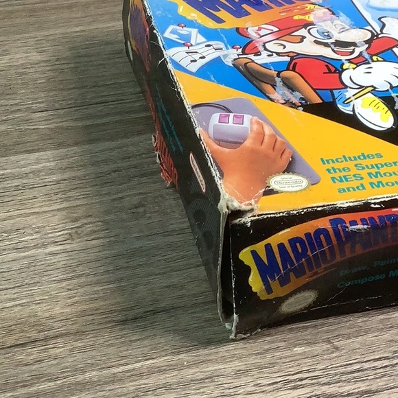 Super Nintendo MARIO PAINT w/ mouse and pad played <10x - Picture 10 of 15